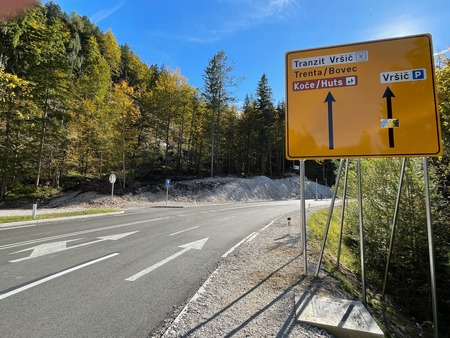 Nov prometni režim na prelazu Vršič